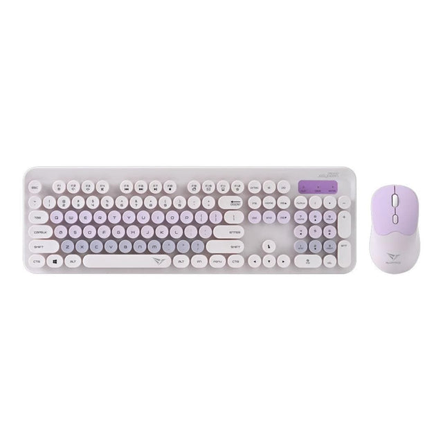 Alcatroz Jellybean A5000 Wireless Keyboard and Mouse Combo Lilac A5000LILAC