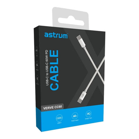 Astrum VERVE CC60 Type-C Male to Male Cable 1m A53131PW