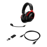 HyperX Cloud III S Wireless Gaming Headset Black Red A59Z0AA