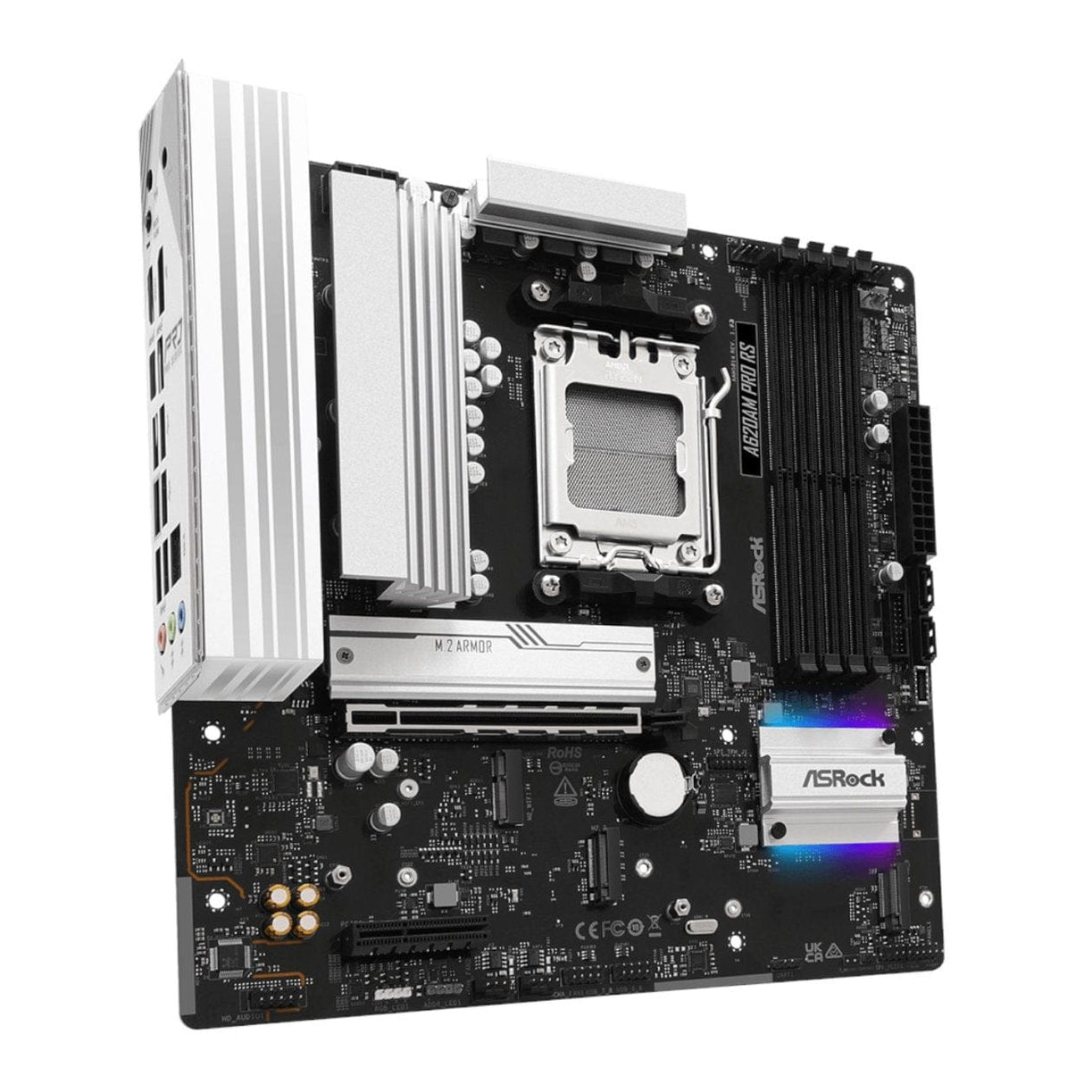 Asrock A620AM Pro RS AMD Socket AM5 micro ATX Motherboard