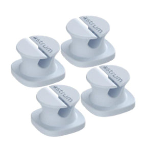 Astrum CO060 Mini Cable Organizer Clips Blue 4-pack A71006-C