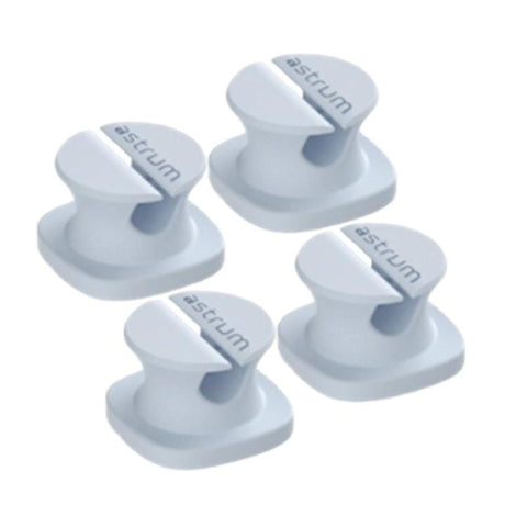 Astrum CO060 Mini Cable Organizer Clips Blue 4-pack A71006-C