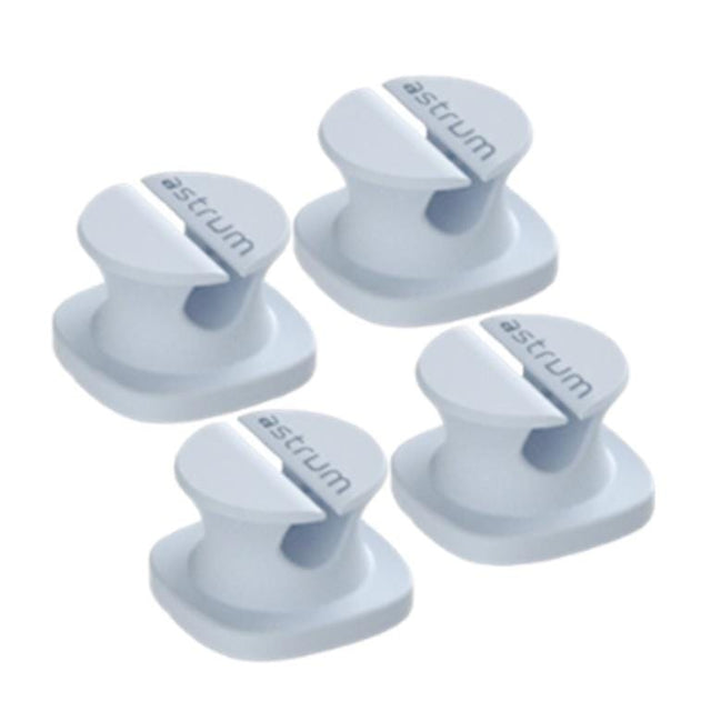 Astrum CO060 Mini Cable Organizer Clips Blue 4-pack A71006-C