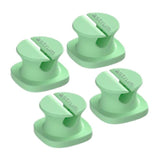 Astrum CO060 Mini Cable Organizer Clips Green 4-pack A71006-J