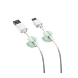 Astrum CO060 Mini Cable Organizer Clips Green 4-pack A71006-J