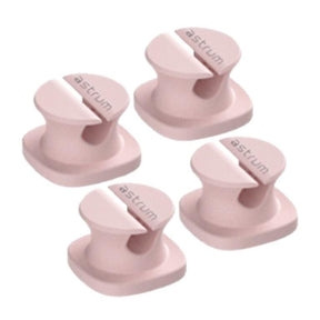 Astrum CO060 Mini Cable Organizer Clips Pink 4-pack A71006-L