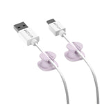 Astrum CO060 Mini Cable Organizer Clips Purple 4-pack A71006-M
