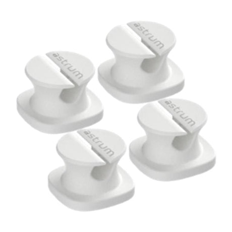 Astrum CO060 Mini Cable Organizer Clips White 4-pack A71006-W