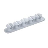 Astrum CO110 5 Bay 4 Storage Compartments Cable Organizer Clips Blue A71011-C