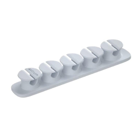 Astrum CO110 5 Bay 4 Storage Compartments Cable Organizer Clips Blue A71011-C