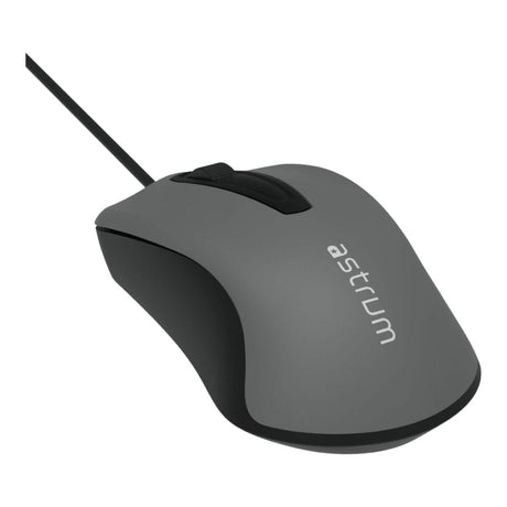 Astrum MU120 Wired Optical Mouse Black Grey A82012-B