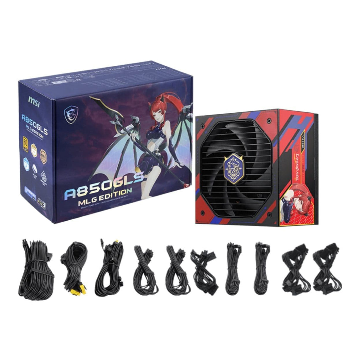 MSI A850GLS MLG Edition 850W 80 PLUS Gold 24-pin ATX Power Supply