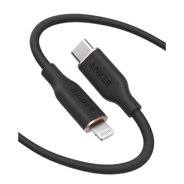 Anker PowerLine III Flow 1.8m USB Type-C to Lightning Cable Black A8663H11