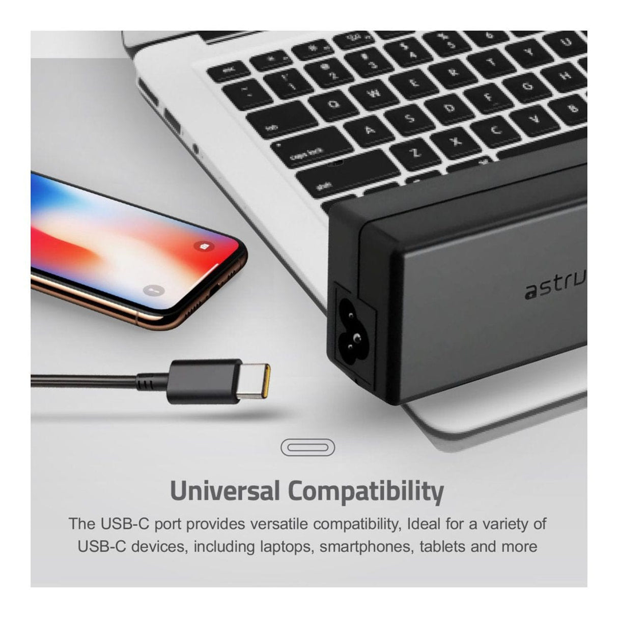 Astrum CL770 130W Universal Type-C Notebook Mobile Charger A90577-B