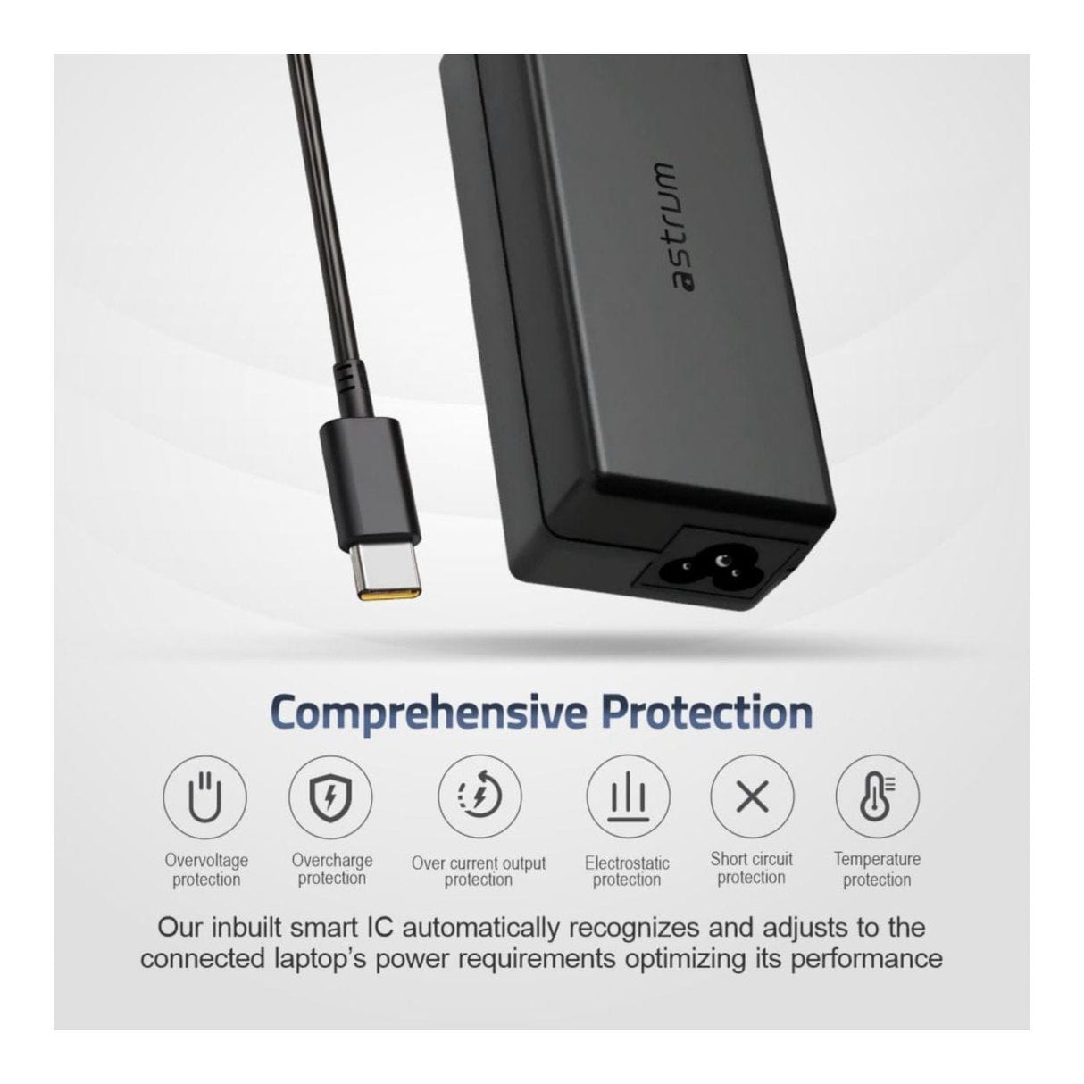 Astrum CL770 130W Universal Type-C Notebook Mobile Charger A90577-B