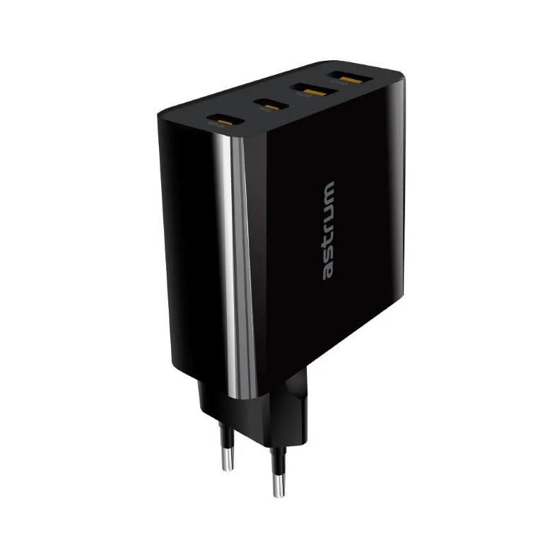 Astrum Pro PD100 Wall Adapter Charger with 2 x USB Type-C PD 65W and 2 x USB-A QC 18W Ports A92611-B