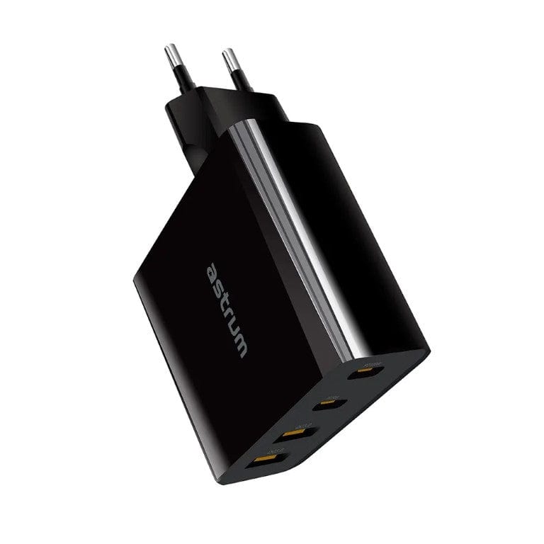 Astrum Pro PD100 Wall Adapter Charger with 2 x USB Type-C PD 65W and 2 x USB-A QC 18W Ports A92611-B