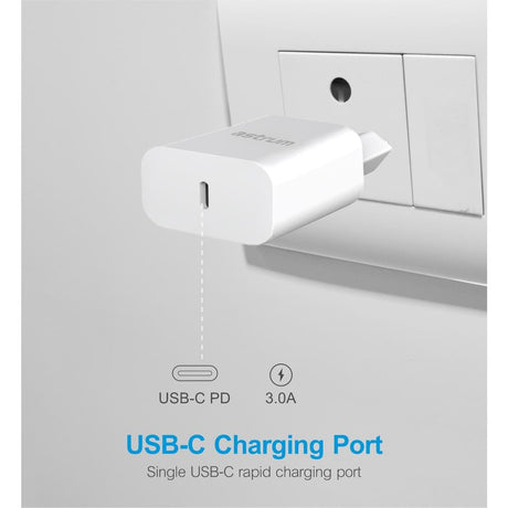 Astrum 20W Pro PD20 USB-C Wall Charger A92651EW