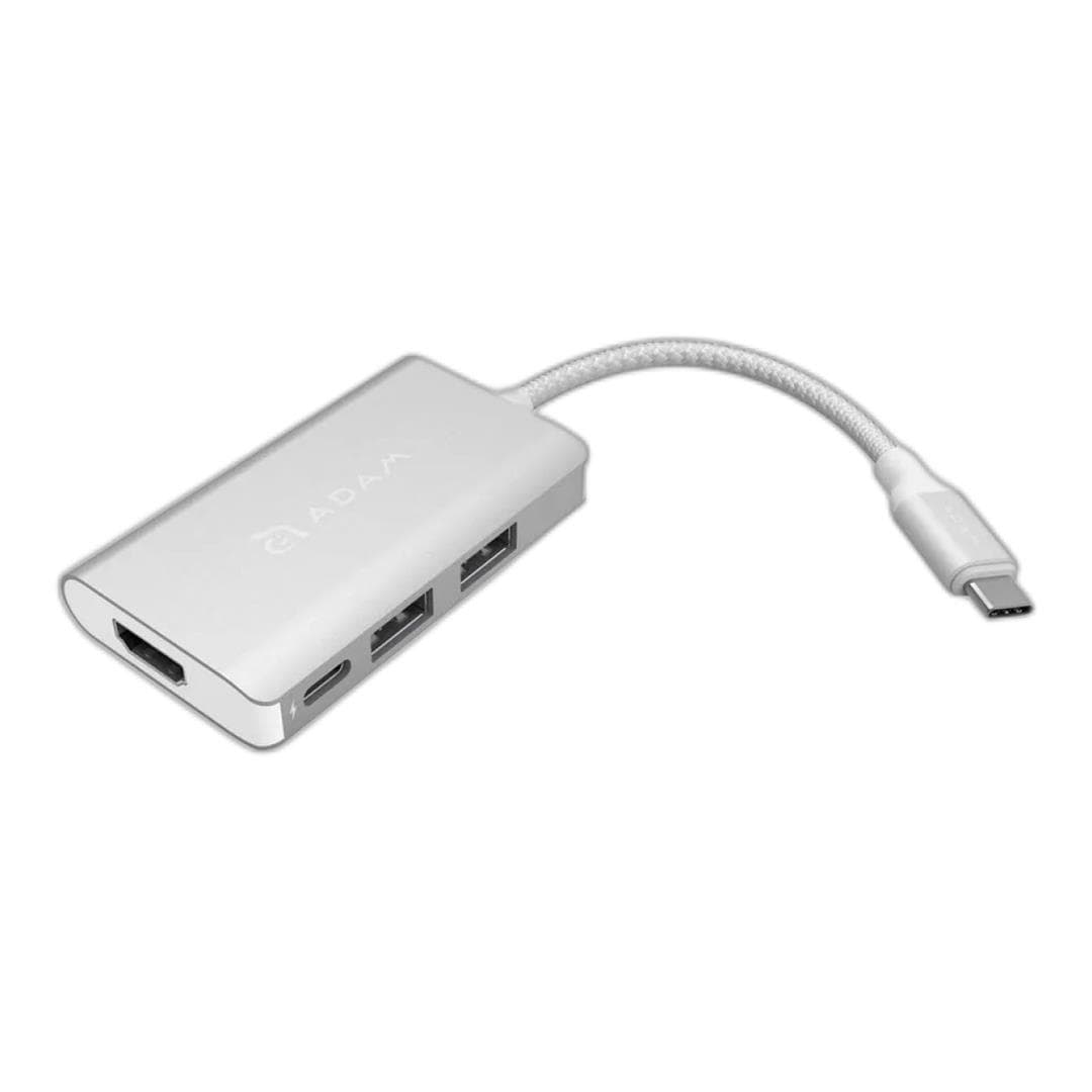 Adam Elements CASA HUB A01M - 4 Port USB-C HUB - Silver – FirstShop