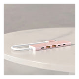 Adam Elements DE06 6-in-1 USB-C Multifunction Hub - Pink AAPADHUBDE06PK