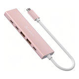 Adam Elements DE06 6-in-1 USB-C Multifunction Hub - Pink AAPADHUBDE06PK