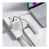 Adam Elements DE06 6-in-1 USB-C Multifunction Hub - Silver AAPADHUBDE06SL