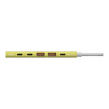 Adam Elements DE06 6-in-1 USB-C Multifunction Hub - Yellow AAPADHUBDE06YL