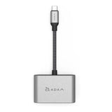 Adam Elements CASA VH1 2-in-1 Type-C Hub Grey AAPADHUBVH1GY
