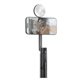 Adam Elements SELFIE Pro Wireless Bluetooth Tripod Selfie Stick & LED Light - Black ABTADSELFPRBK