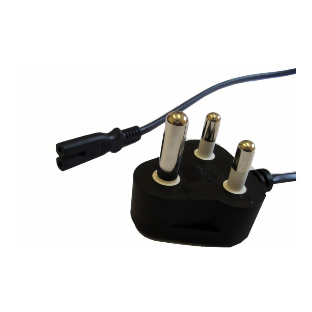 AOC 1.8m South African 3-pin to Figure-8 IEC C7 Female Power Cable AC-6NF807FMBK1.8