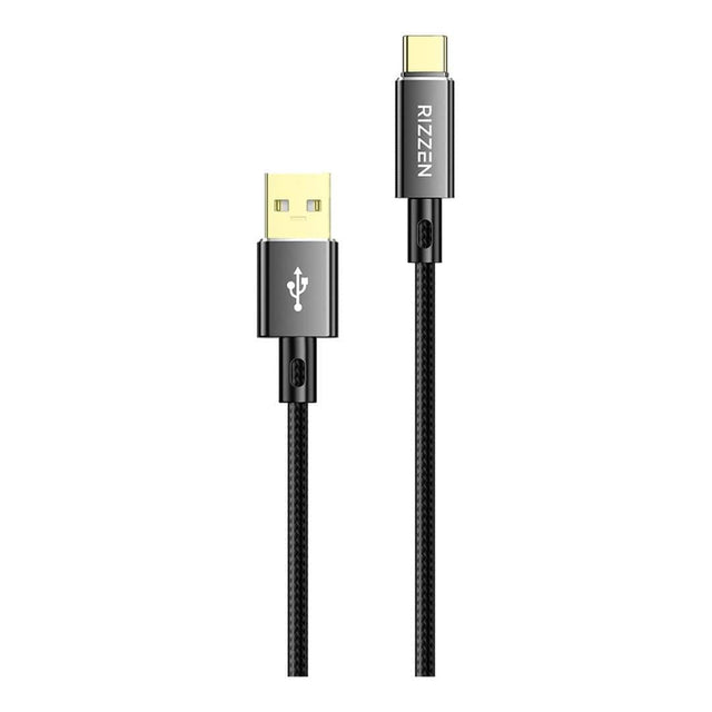 Rizzen Type-A to Type-C 60W Fast Charging Braided Cable 1.5m AC07-1500