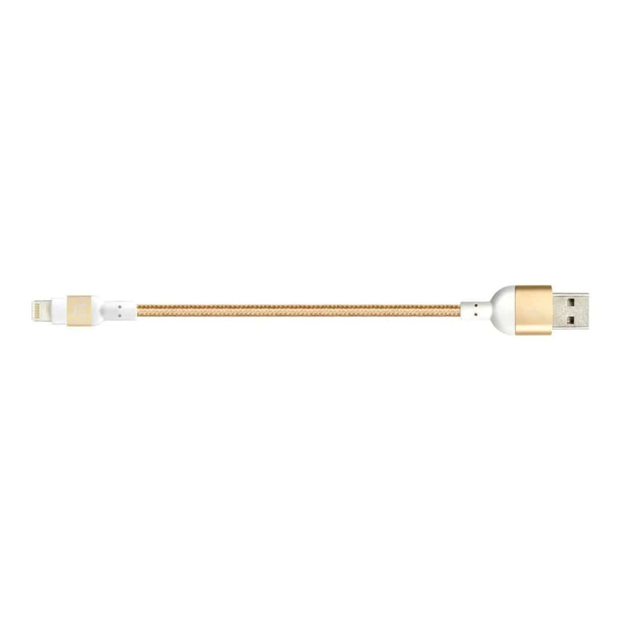 Adam Elements PeAk II Type-A to Lightning Braided Cable 20cm Gold ACBAD20MBFRPGD