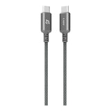 Adam Elements CASA P120 Type-C Male to Male Braided Cable 1.2m Grey ACBADP120GY