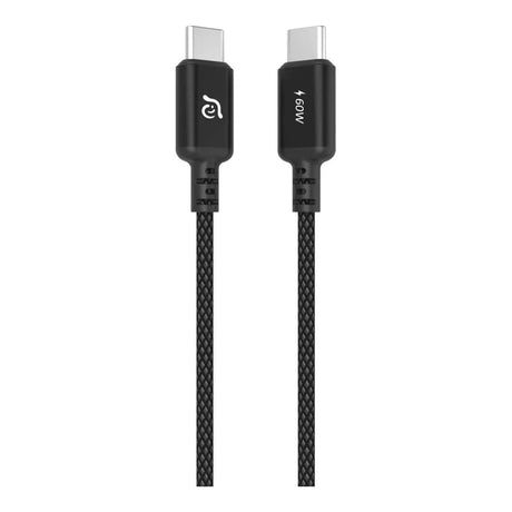 Adam Elements CASA S120 Type-C Male to Male Braided Cable 1.2m Black ACBADS120BK