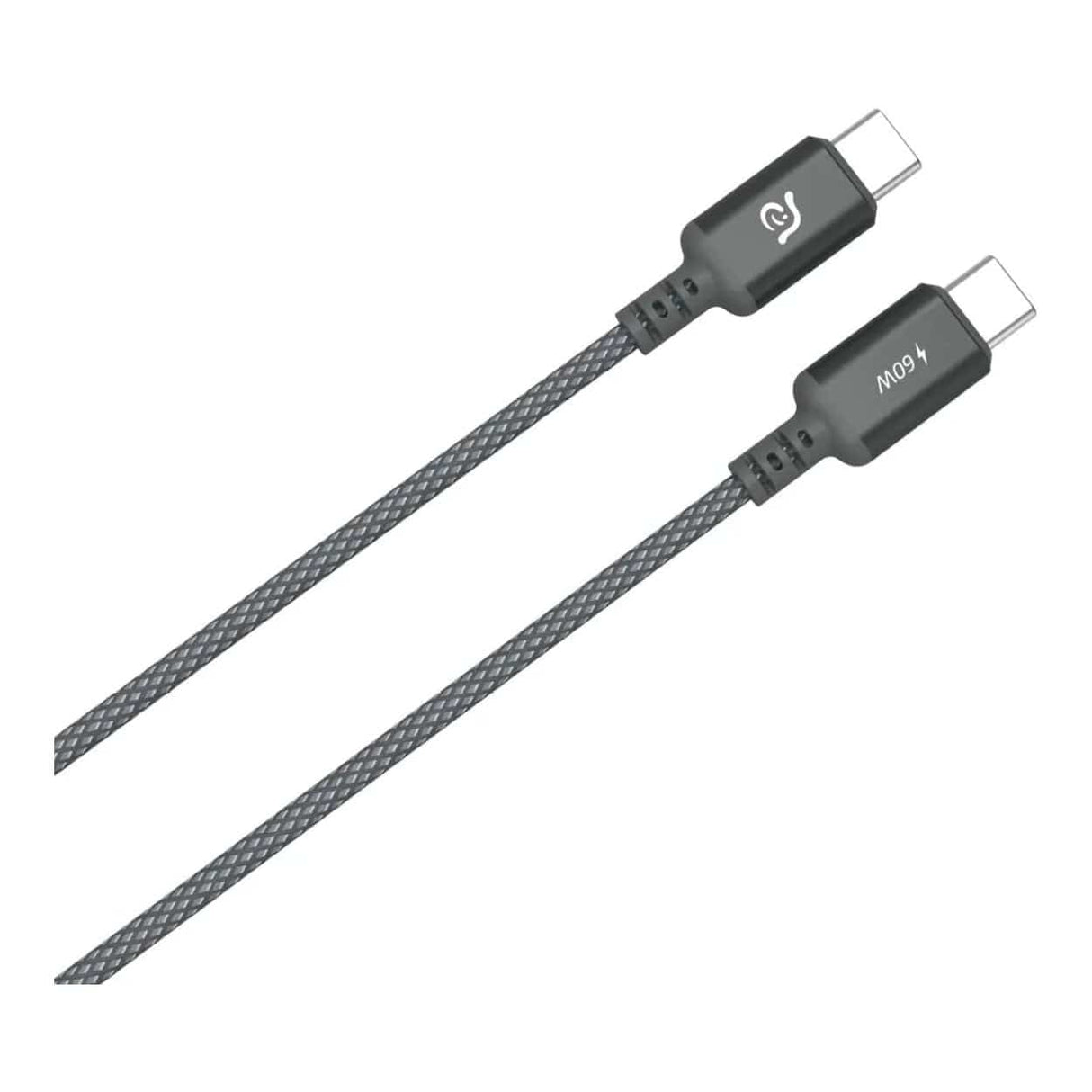 Adam Elements CASA S120 Type-C Male to Male Braided Cable 1.2m Grey ACBADS120GY