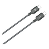 Adam Elements CASA S120 Type-C Male to Male Braided Cable 1.2m Grey ACBADS120GY