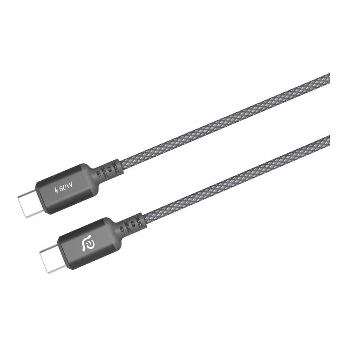 Adam Elements CASA S120 Type-C Male to Male Braided Cable 1.2m Grey ACBADS120GY