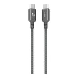 Adam Elements CASA S120 Type-C Male to Male Braided Cable 1.2m Grey ACBADS120GY