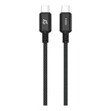 Adam Elements CASA S200 Type-C Male to Male Braided Cable 2m Black ACBADS200BK