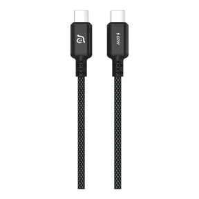 Adam Elements CASA S200 Type-C Male to Male Braided Cable 2m Black ACBADS200BK