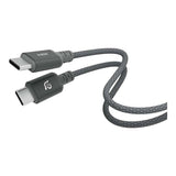 Adam Elements CASA S200 Type-C Male to Male Braided Cable 2m Grey ACBADS200GY