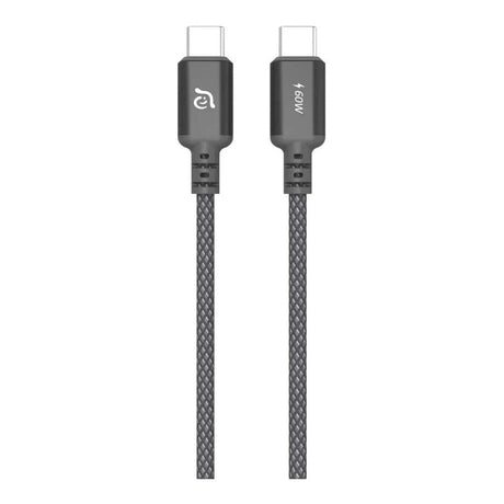 Adam Elements CASA S200 Type-C Male to Male Braided Cable 2m Grey ACBADS200GY
