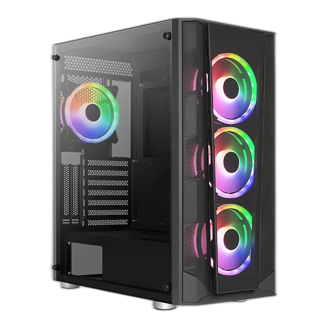 Aerocool Prism ARGB ATX Mid-Tower PC Case Black ACCM-PB29143.11
