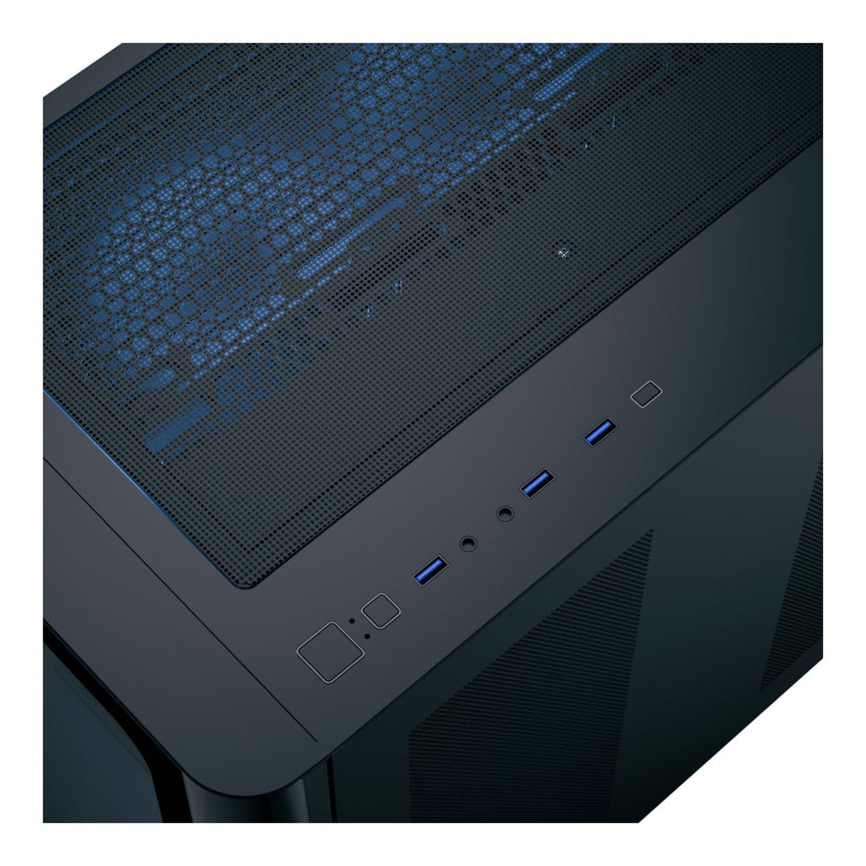 Aerocool P500C ATX Mid-Tower Compact PC Case Black ACCM-PN01043.11