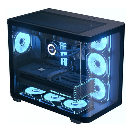 Aerocool P500C ATX Mid-Tower Compact PC Case Black ACCM-PN01043.11