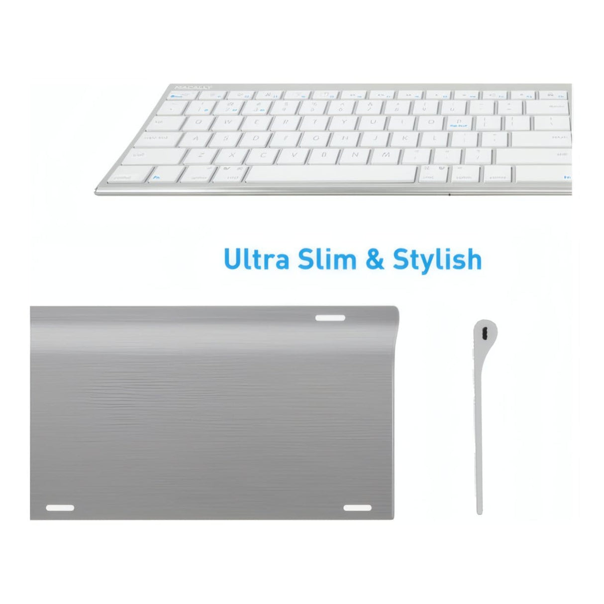Macally Ultra Slim Bluetooth Keyboard Aluminium ACEBTKEYA