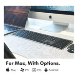 Macally Ultra Slim Bluetooth Keyboard Space Grey ACEBTKEYSG