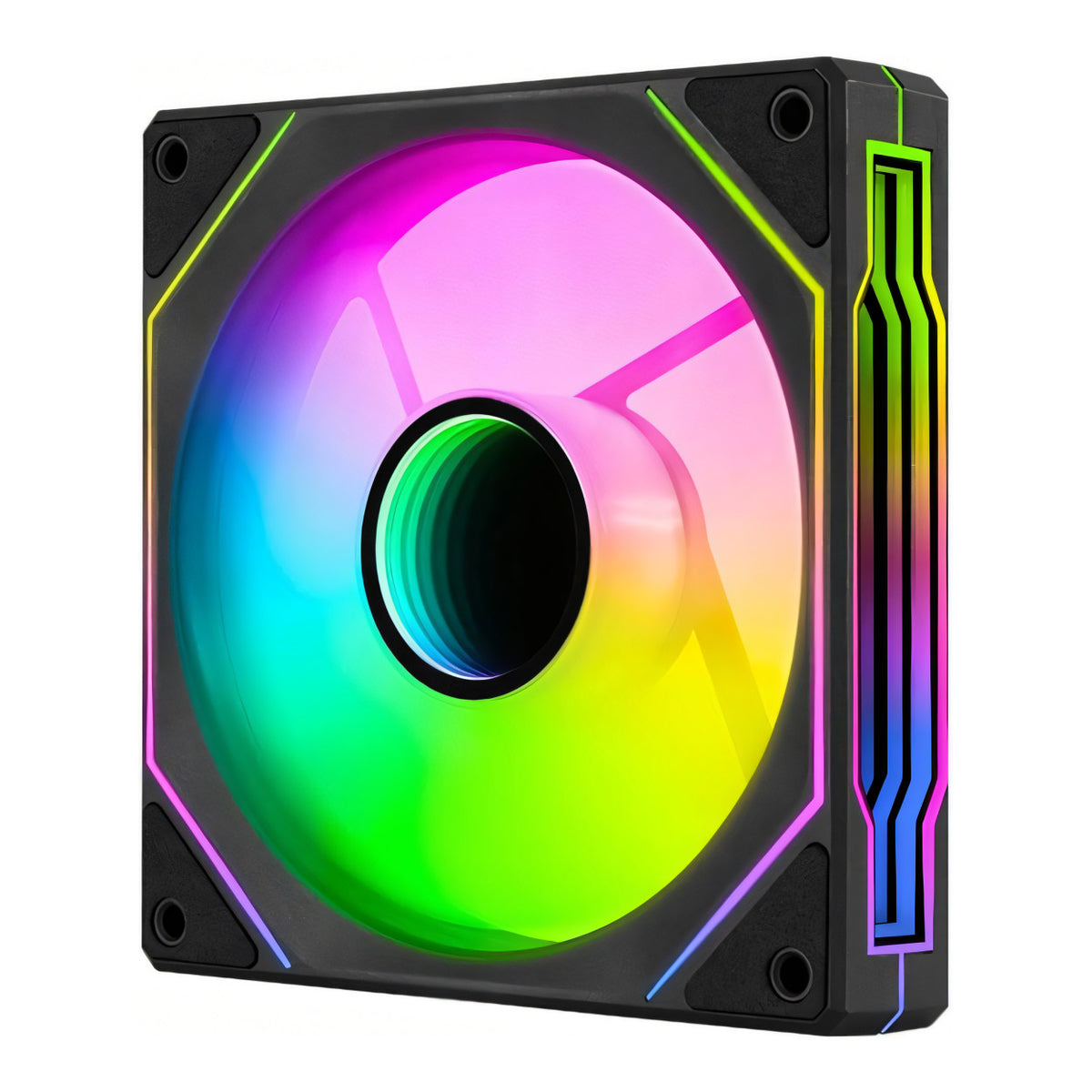 AeroCool Phantom M-3 120mm PWM ARGB Infinity Mirror Case Fan - Black ACF3-MR11217.11