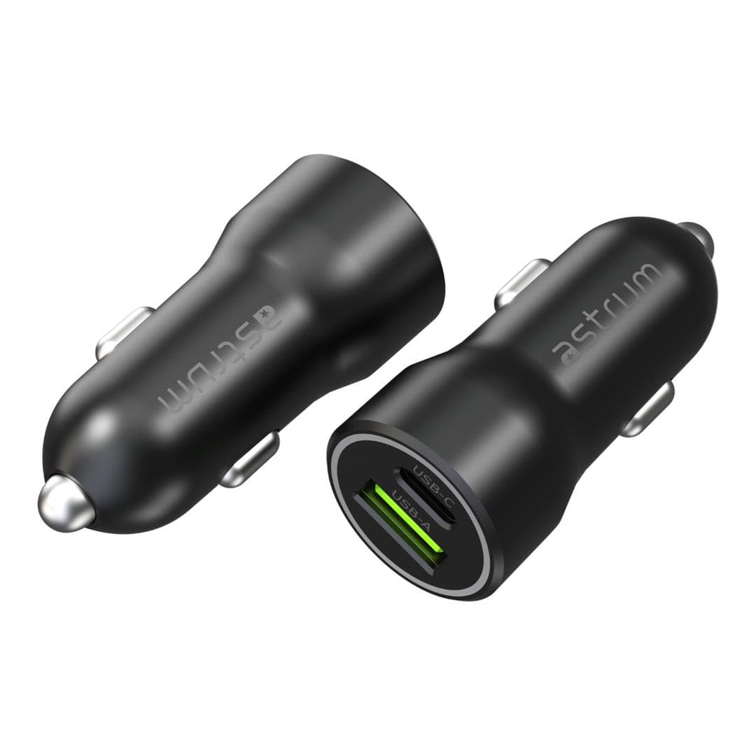 Astrum VOTZ38P 20W USB-C Car Charger Black ACHC38PB
