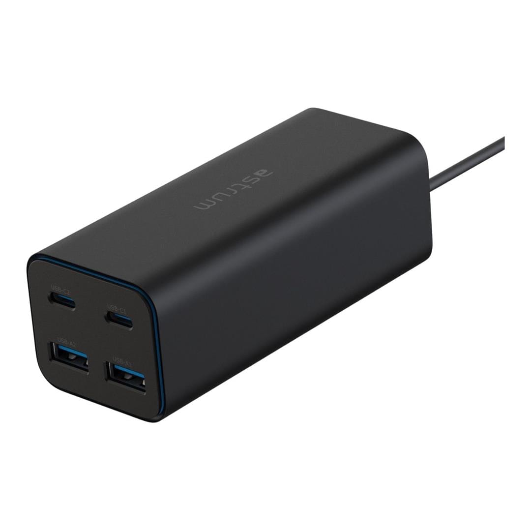 Astrum WATZ100G 100W GaN USB Wall Charger Black ACHW100GBE